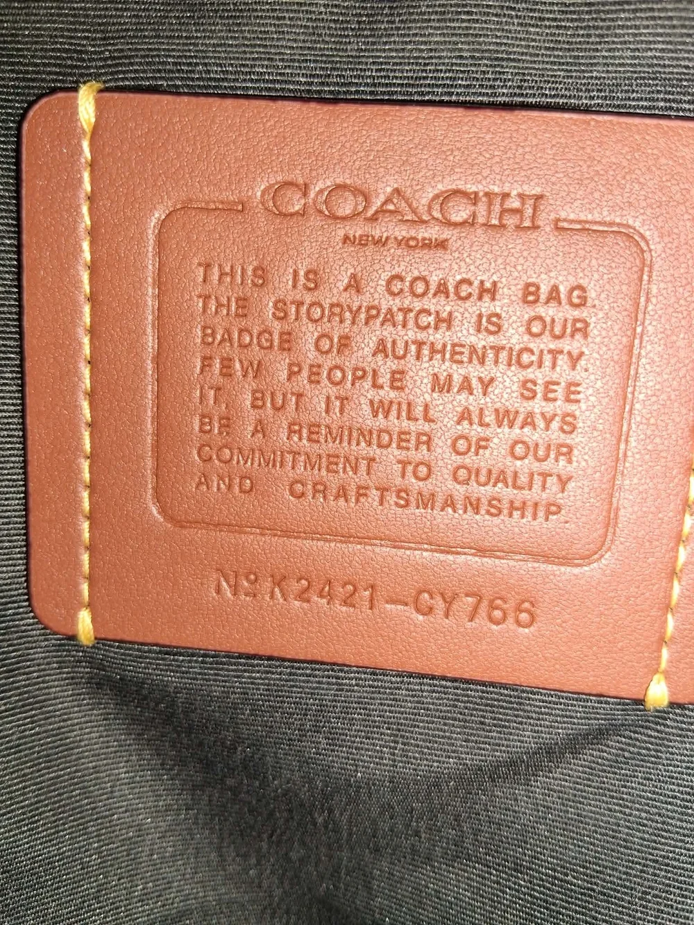 Coach Ethan Pack in Signature Leather (Style No. CY766)